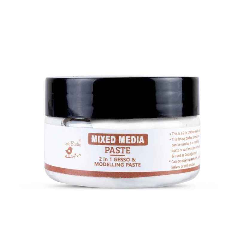 Itsy Bitsy 2 in 1 Gesso Modelling Paste White 100 gms Bottle Lb Itsy Bitsy 2 in 1 Gesso Modelling Paste White 100 gms Bottle Lb