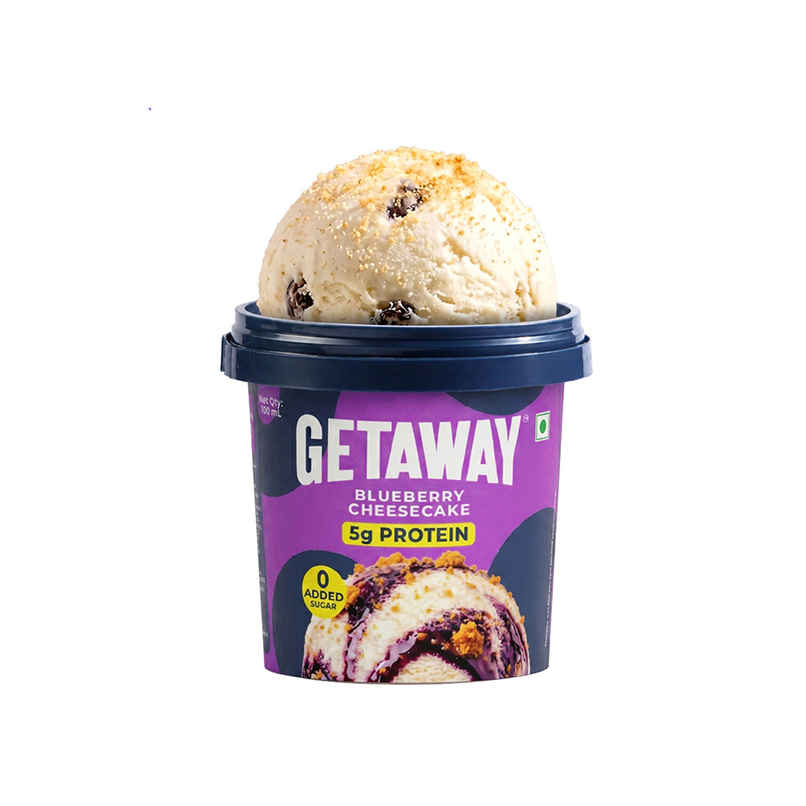 Get-A-Way Blueberry Cheesecake Ice Cream Cup | Zero Added Sugar