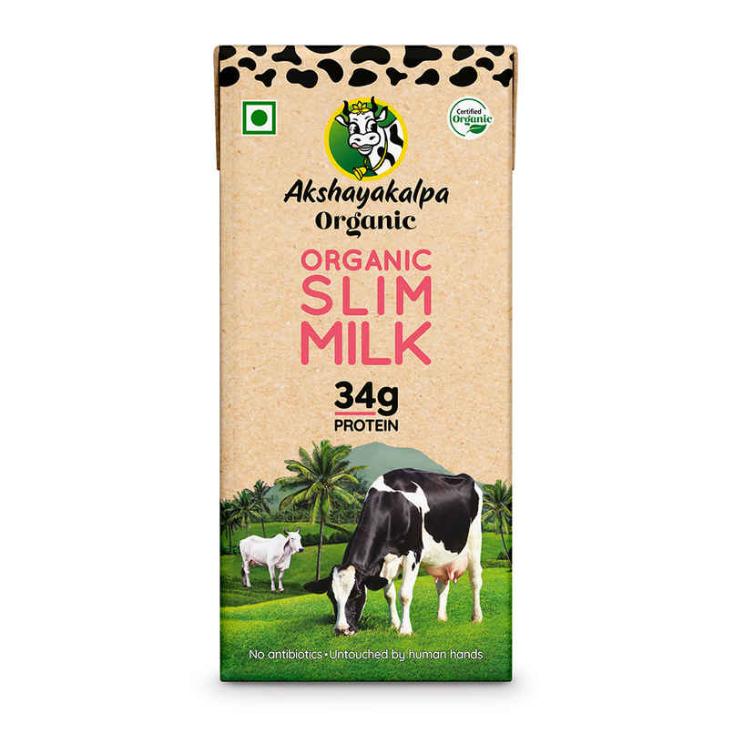 Akshayakalpa Organic Slim Milk - Uht