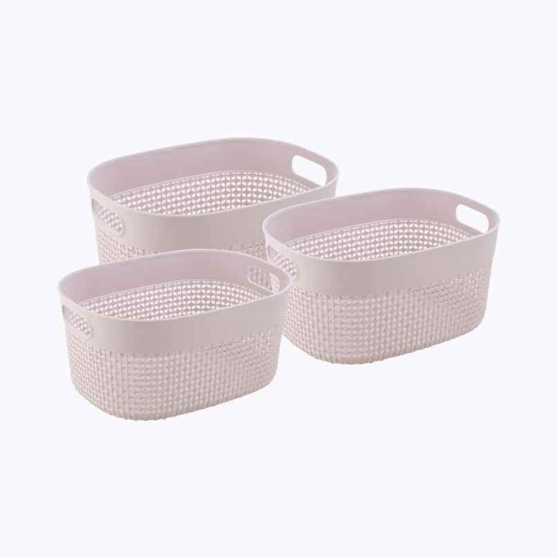 Joyo Nested Filo Basket Oval - Assorted Colours | Set Of 3 Joyo Nested Filo Basket Oval - Assorted Colours | Set Of 3