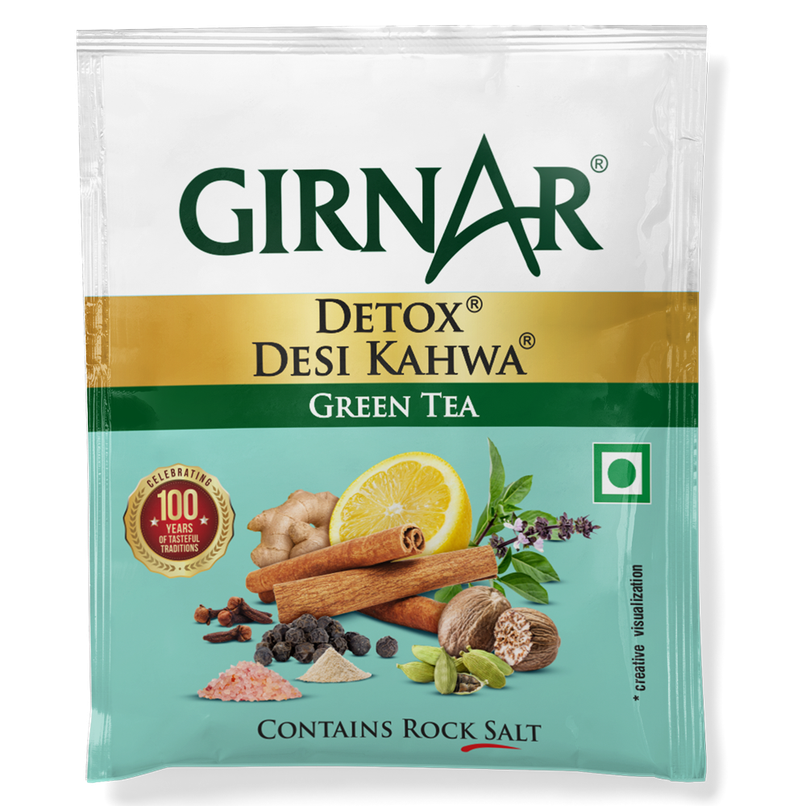 Girnar Detox Desi Kahwa Green Tea Bags