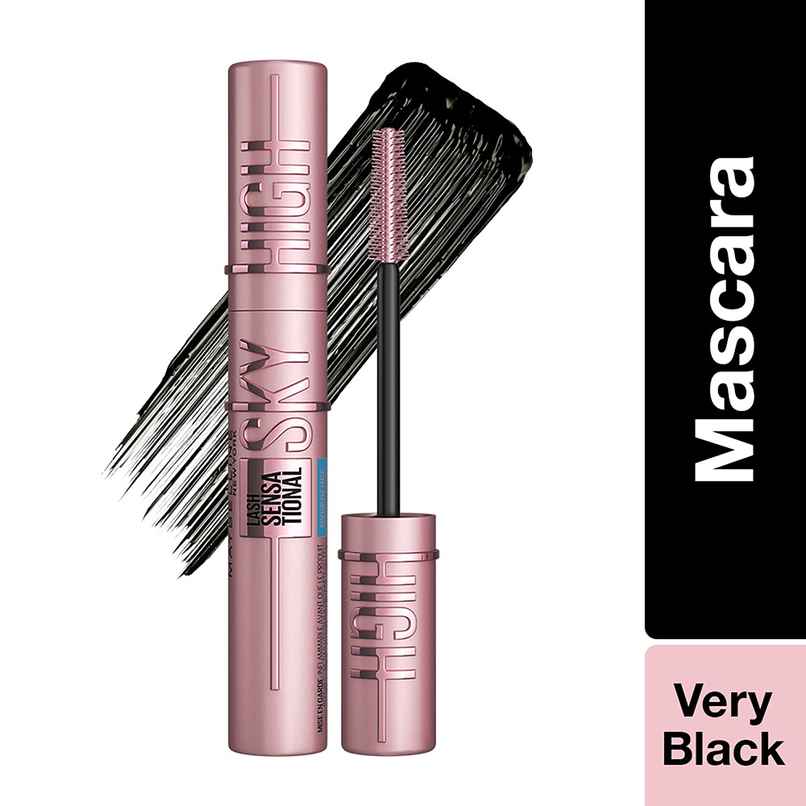 Maybelline New York Lash Sensational Sky High Mascara, 802 Very Black, Lengthening & Waterproof