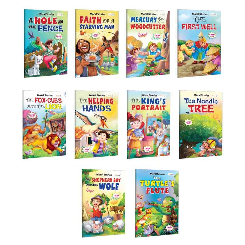 Moral Stories Book Collection | Fox Cubs and the Lion, The First Well, King's Portrait & More | Gowoo