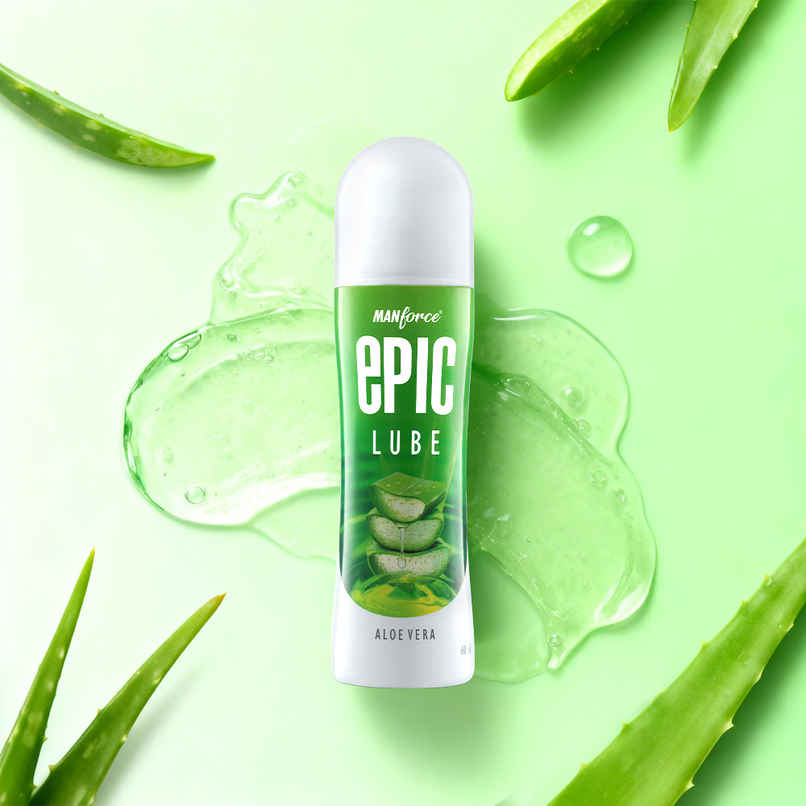 Manforce Epic Natural Aloe Vera Lubricant Skin Friendly Non Sticky And Water Based Manforce Epic Natural Aloe Vera Lubricant Skin Friendly Non Sticky And Water Based
