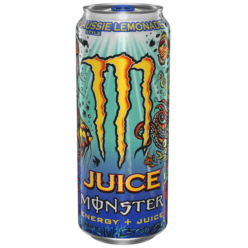 Monster Aussie Lemonade Style Juiced High Caffeinated Drink Monster Aussie Lemonade Style Juiced High Caffeinated Drink