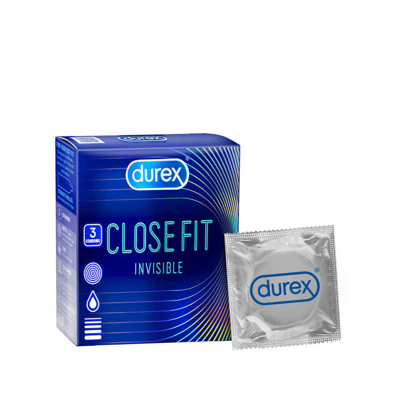 Durex Close Fit Invisible Condom | Safe & Comfortable Durex Close Fit Invisible Condom | Safe & Comfortable