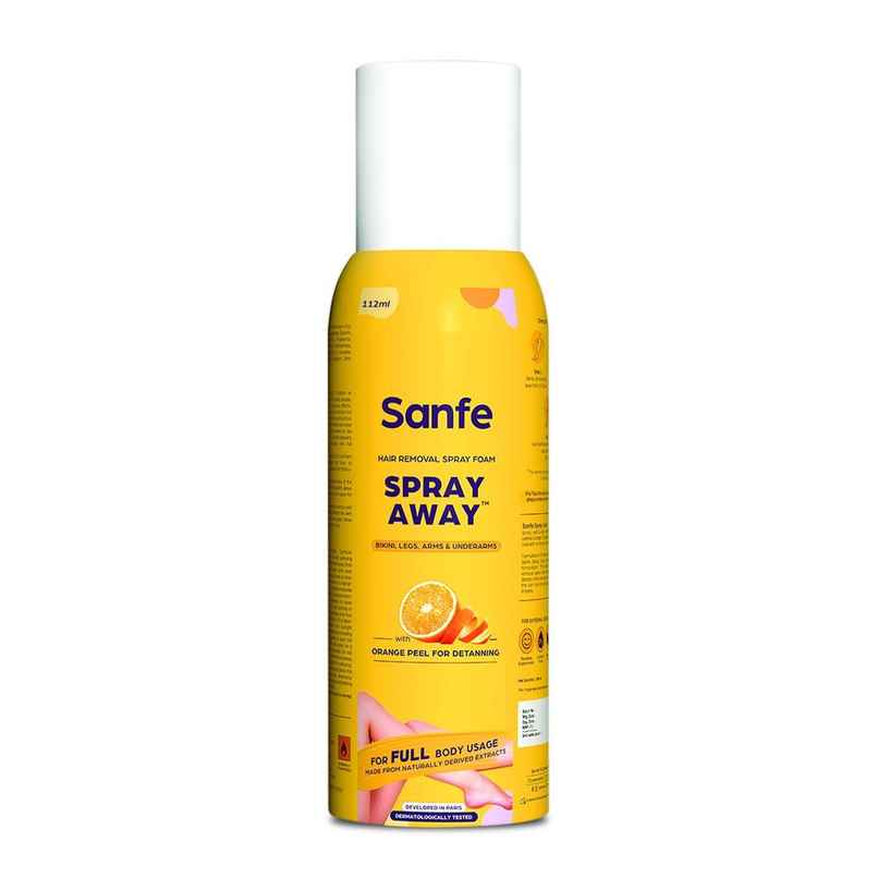 Sanfe Painless & Detan Hair Removal Spray Crean Unisex Sanfe Painless & Detan Hair Removal Spray Crean Unisex