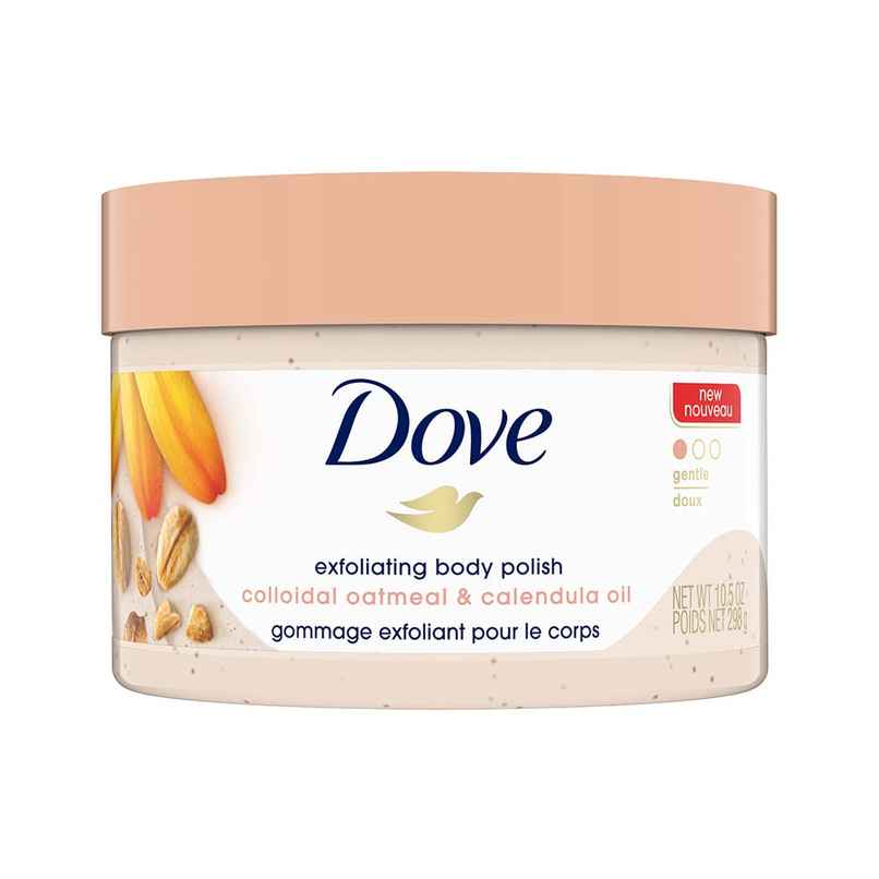 Dove Body Polish Scrub | with Oatmeal | For Sensitive Skin | Get Soft & Smooth Skin