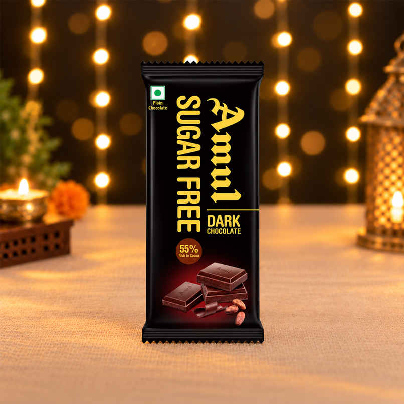 Amul Sugarfree Dark Chocolate