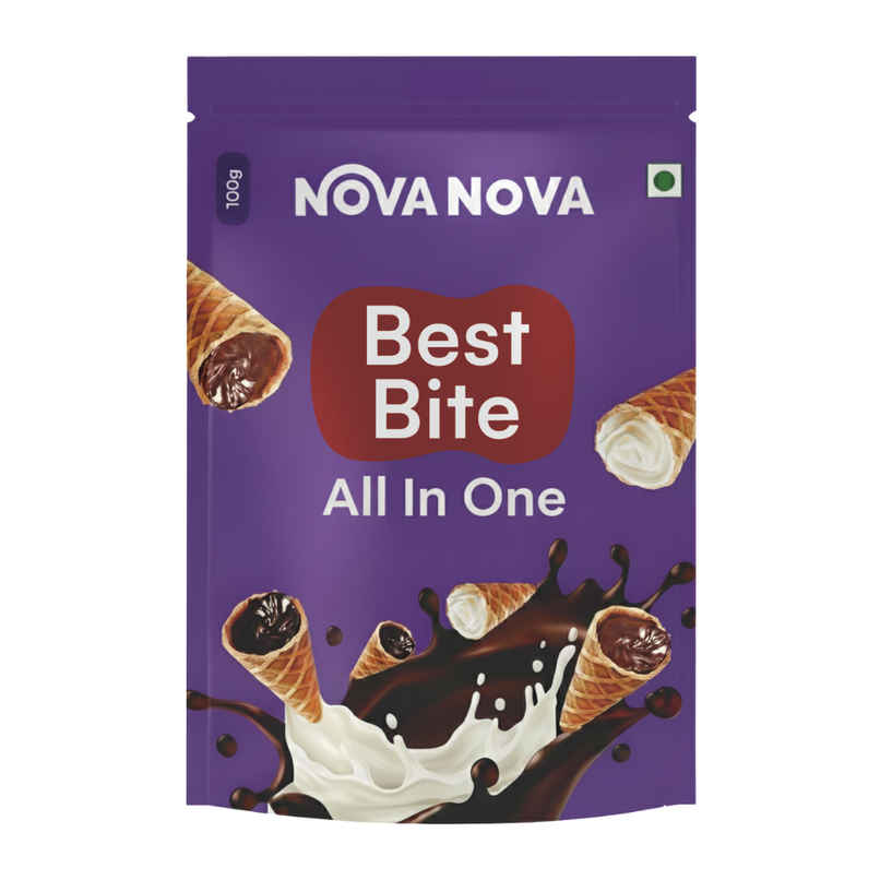 Nova Nova Best Bite | All in one Classic Flavours | Belgian, White and Dark Chocolate