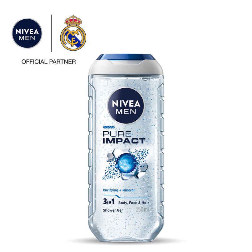 Nivea Men Pure Impact Body Wash For Face, Body & Hair Nivea Men Pure Impact Body Wash For Face, Body & Hair