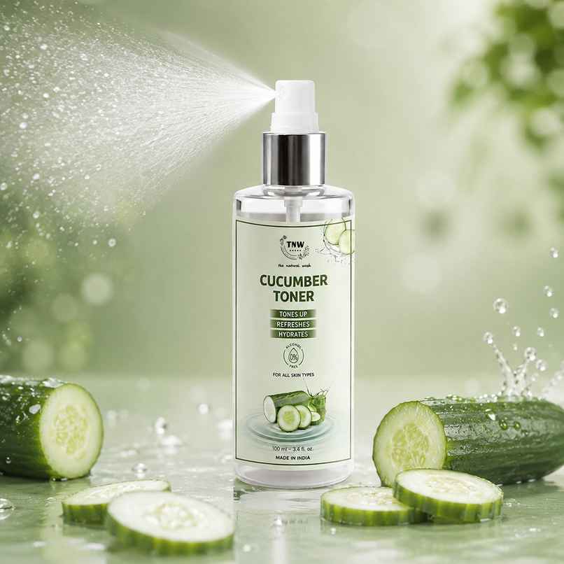 TNW The Natural Wash Cucumber Toner for Cleansing & Refreshing Skin Pore Tightening Toner with Spray TNW The Natural Wash Cucumber Toner for Cleansing & Refreshing Skin Pore Tightening Toner with Spray