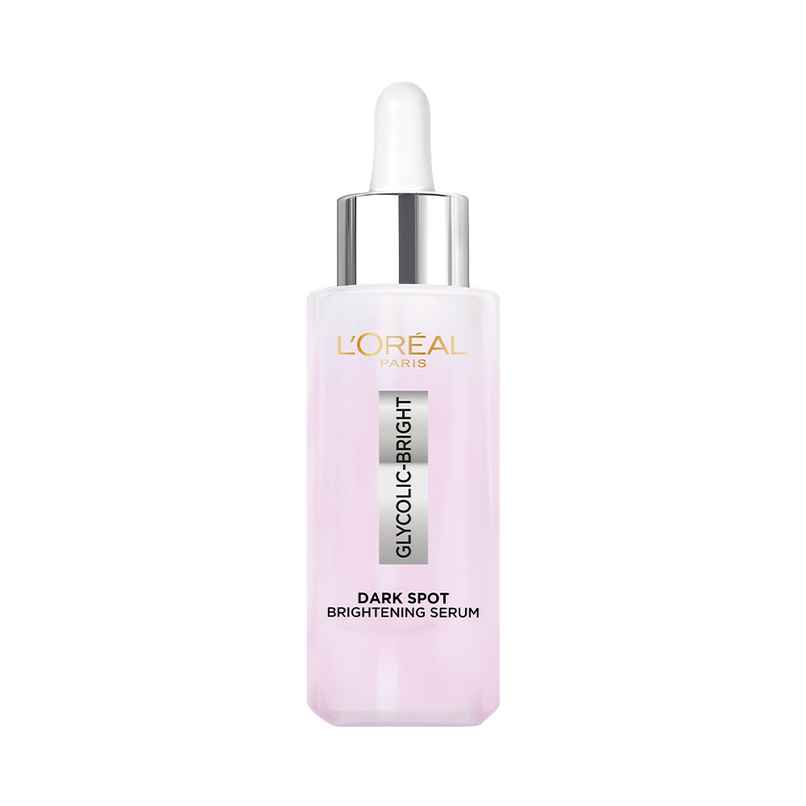 L'Oreal Paris Glycolic Bright 8% Melasyl + Niacinamide Face Serum for Brightening Dark Spots
