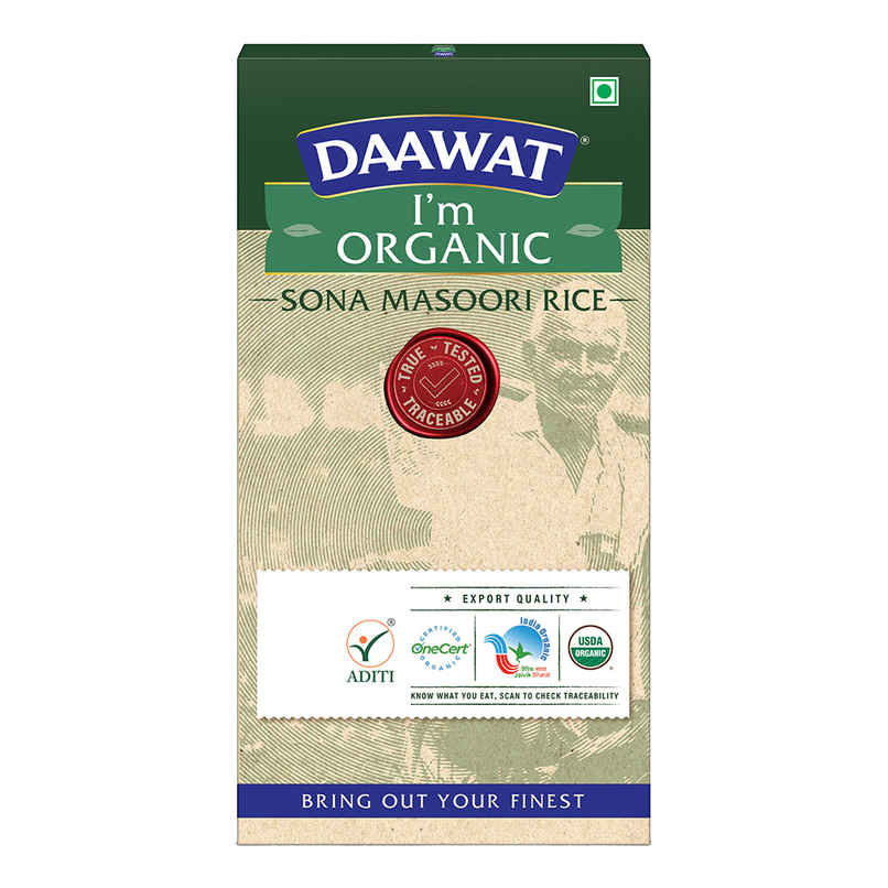 Daawat I'm Organic Sona Masoori Rice