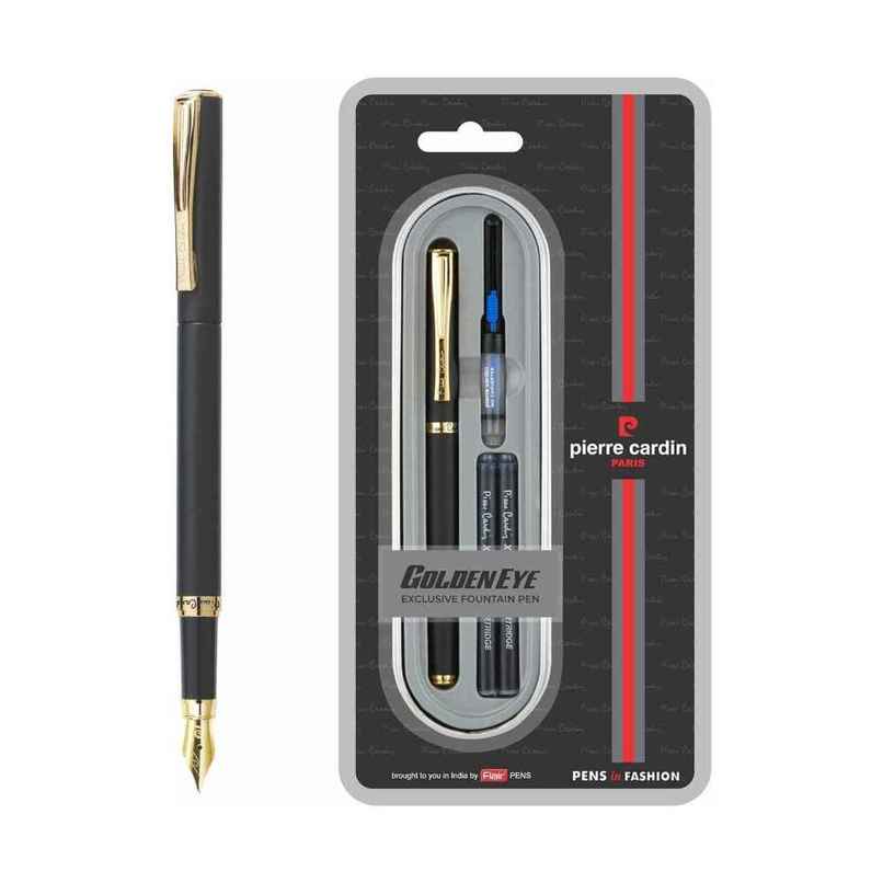 Pierre Cardin Golden Eye Black Fountain Pen