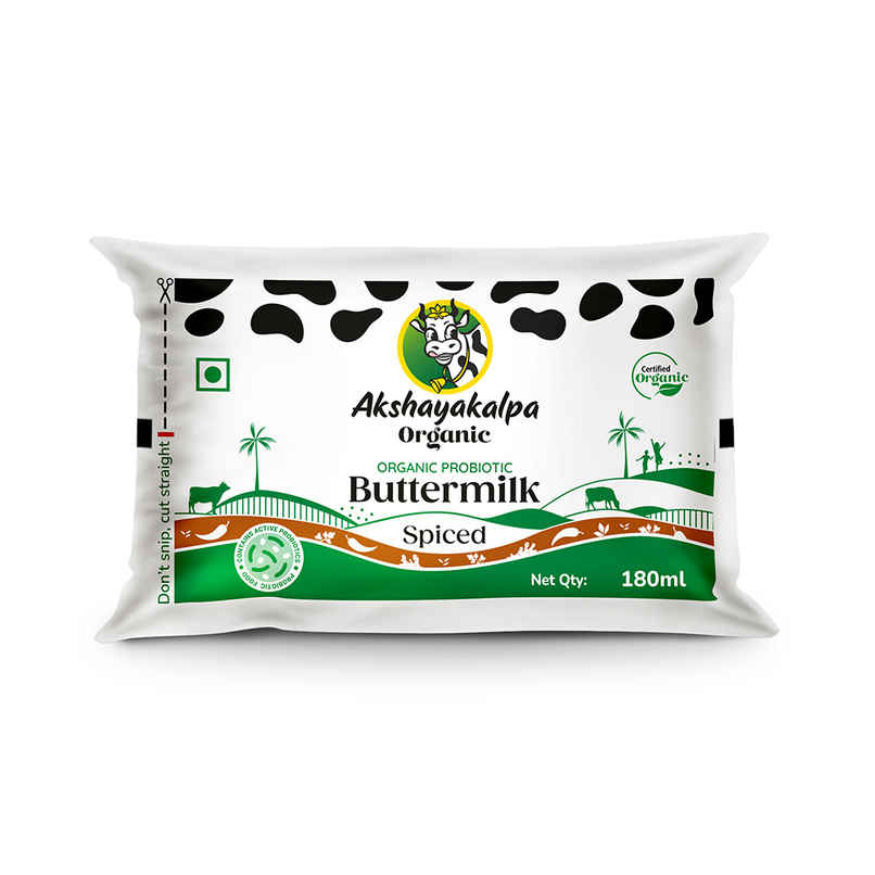 Akshayakalpa Organic Probiotic Spiced Buttermilk
