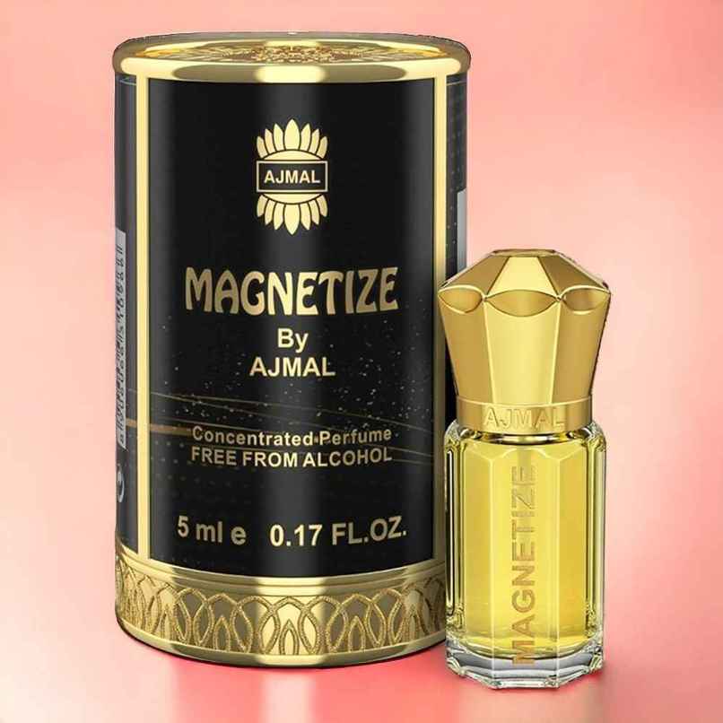 Ajmal Magnetize Attar Long Lasting Alcohol Free Perfume Oil for Men