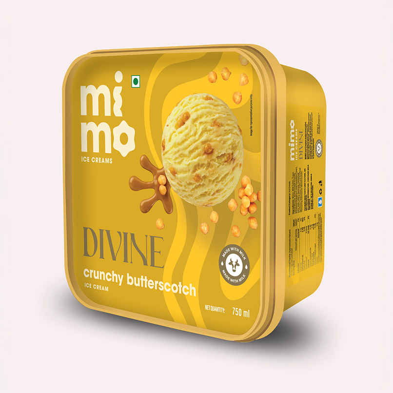 Mimo Crunchy Butterscotch Divine Ice Cream Tub Mimo Crunchy Butterscotch Divine Ice Cream Tub