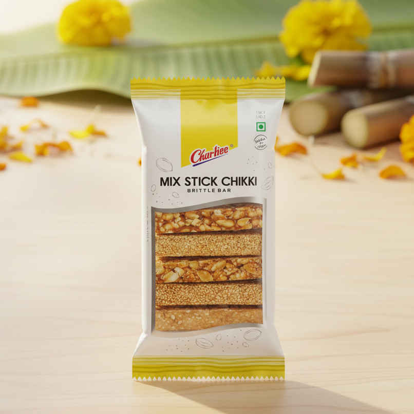 Charliee Mix Stick Chikki | Sweet & Crunchy