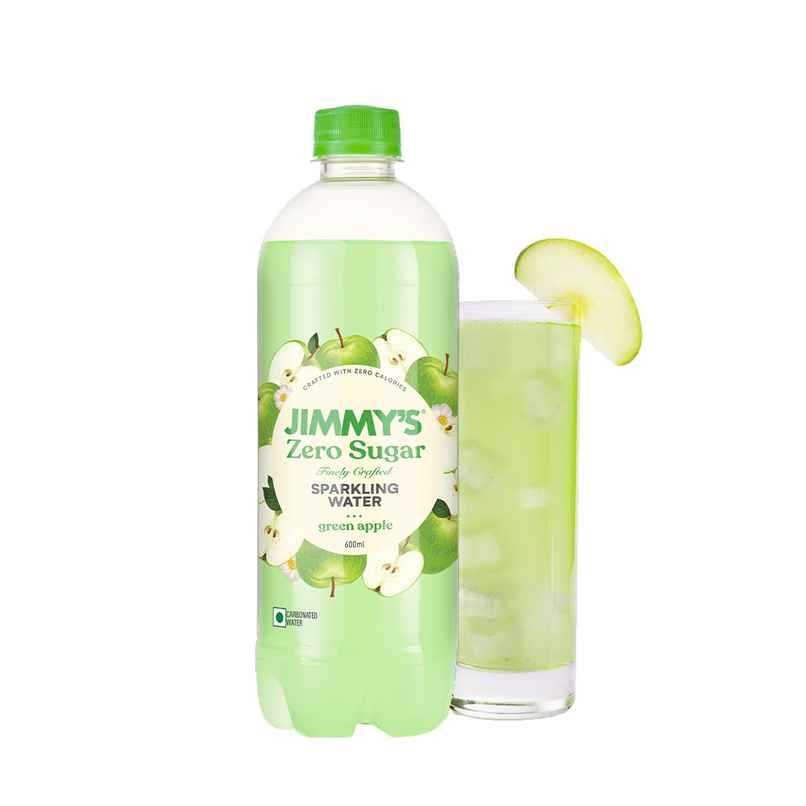Jimmy's Zero Sugar Green Apple Sparkling Water