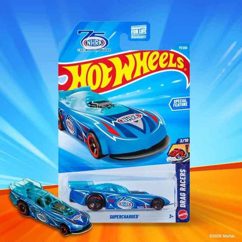 Hot Wheels Worldwide Basic Car | HW Supercharged | Toy Car for Kids & Collectors