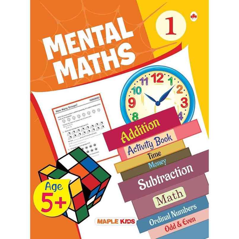 Mental Maths - Mathematics Activity Book 1 for Class 1+, Age 5+ Years