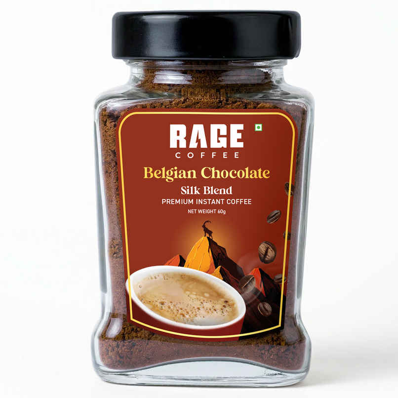Rage Coffee Silk Blend Belgian Chocolate Instant Coffee