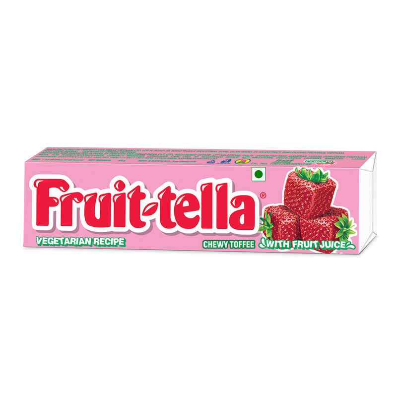 Fruittella Strawberry Flavour Chewy Toffee Stick