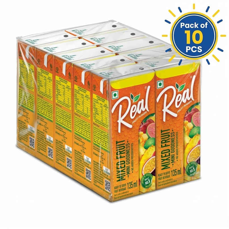 Real Fruit Power Mixed Fruit Juice | Pack of 10