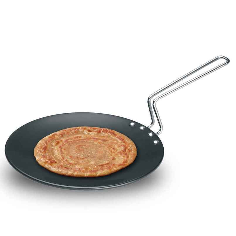 Hawkins Futura Hard Anodised Tawa | 26 cm | AT26 | Black
