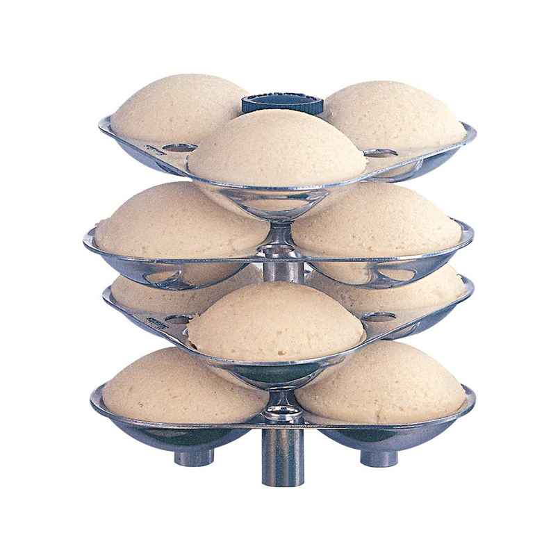 Hawkins Idli Stand For 3 Litre Cooker 12 Mini Idli Pan For 3 Litre Bigger Pressure Cookers - Silver Hawkins Idli Stand For 3 Litre Cooker 12 Mini Idli Pan For 3 Litre Bigger Pressure Cookers - Silver