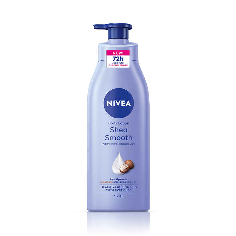 NIVEA Shea Smooth Body Lotion |48 H Moisturization|With Deep Moisture Serum | For Dry Skin