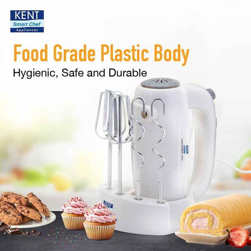 Kent 150W 16050, 5 Speed Control, Overheating Protection, Plastic Body Hand Blender (White) Kent 150W 16050, 5 Speed Control, Overheating Protection, Plastic Body Hand Blender (White)