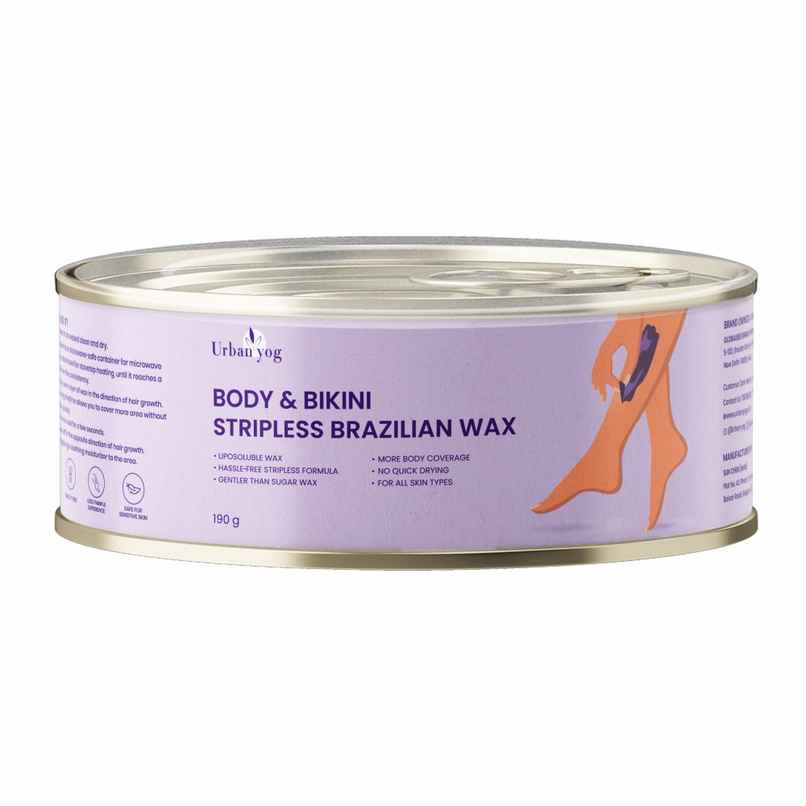 Urban Yog Body Bikini Stripless Brazilian Beans Wax for Women | Liposoluble Wax