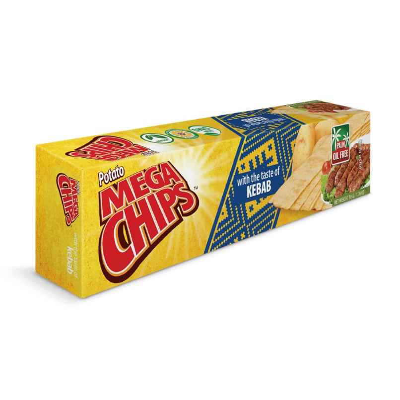 Mega Chips Potato Chips With The Taste Of Kebab