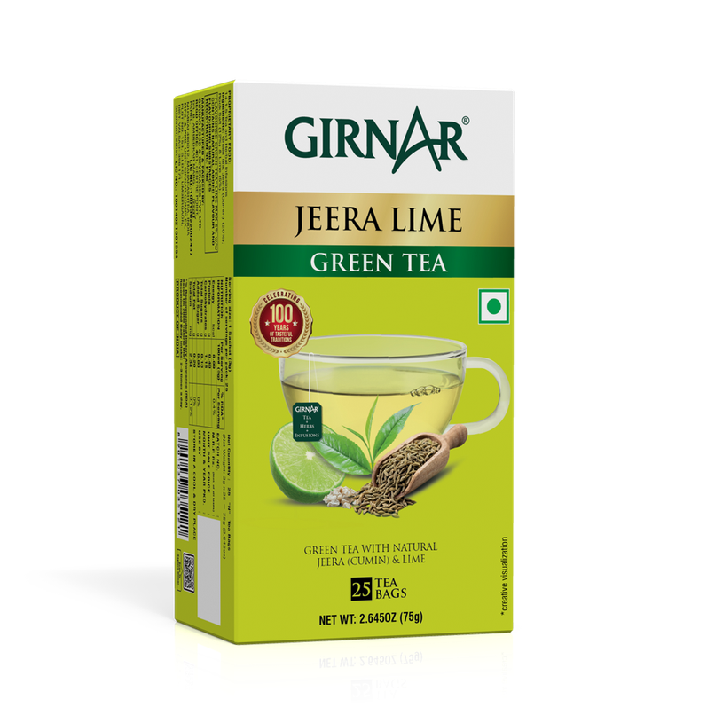Girnar Jeera Lime Green Tea Bags