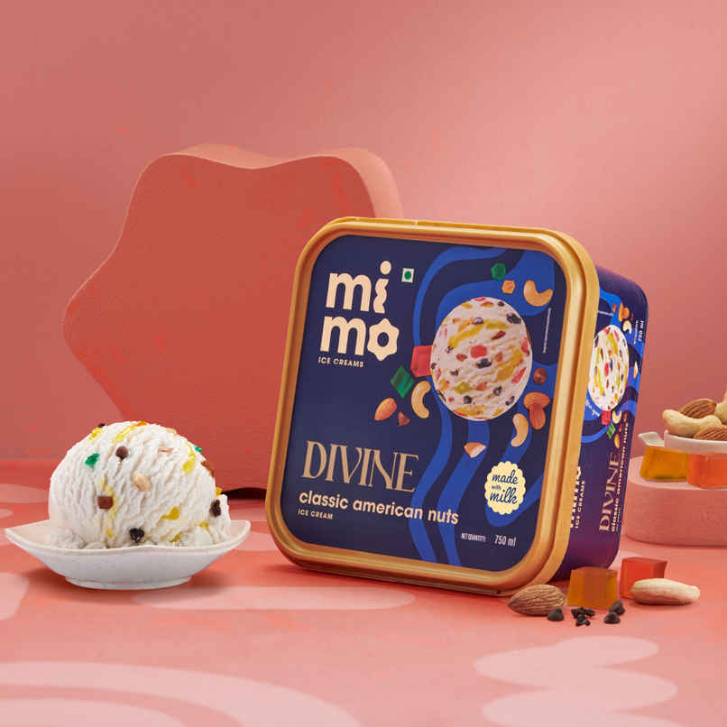 Mimo Classic American Nuts Divine Ice Cream Tub
