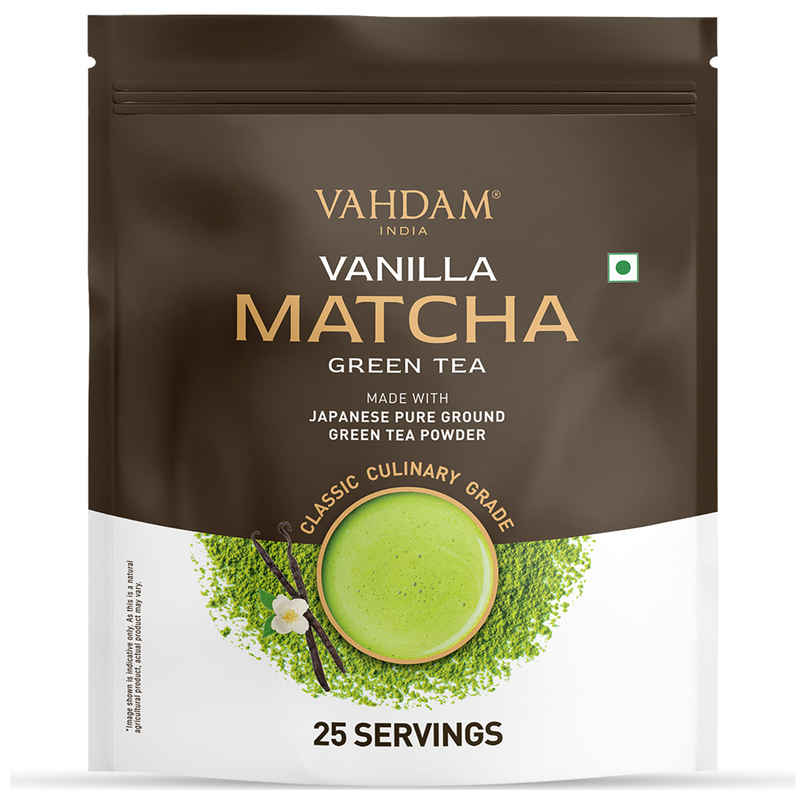 Vahdam Vanilla Matcha Green Tea Powder