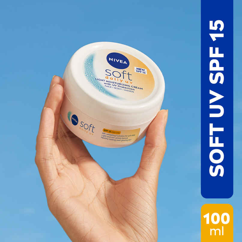 Nivea Soft Daily UV Light Moisturising Cream With SPF-15 Nivea Soft Daily UV Light Moisturising Cream With SPF-15