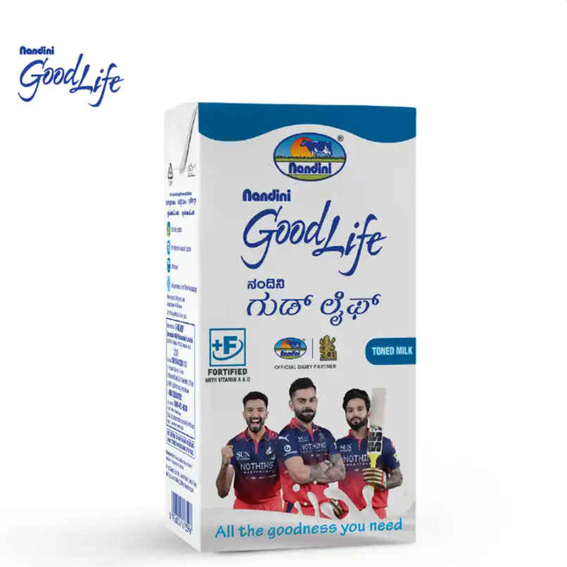 Nandini Goodlife Toned Milk UHT (Tetra Pack Brick)