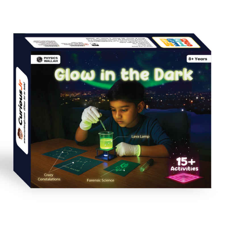 Physics Wallah Glow in the Dark Science Experiment Kit for Kids STEM Learning Toy Physics Wallah Glow in the Dark Science Experiment Kit for Kids STEM Learning Toy