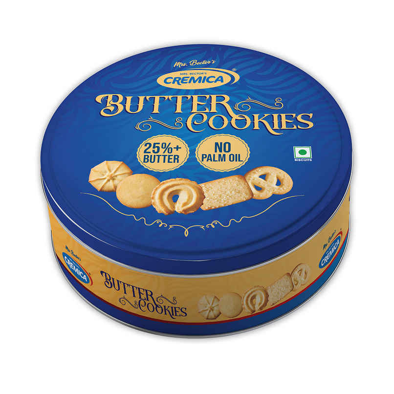 Cremica Butter Cookies 25%+ Butter with No Palm Oil | Tin Pack Cremica Butter Cookies 25%+ Butter with No Palm Oil | Tin Pack