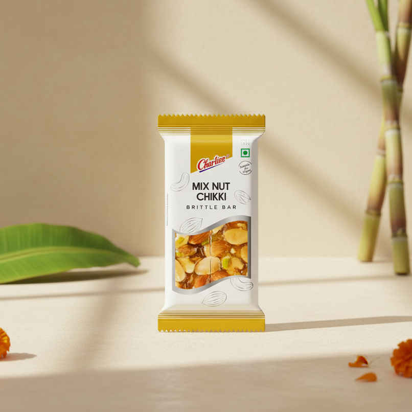 Charliee Mix Nut Chikki | Brittle Bar
