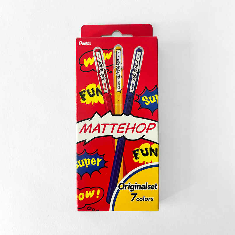 Pentel Mattehop - Set of 7 Pentel Mattehop - Set of 7