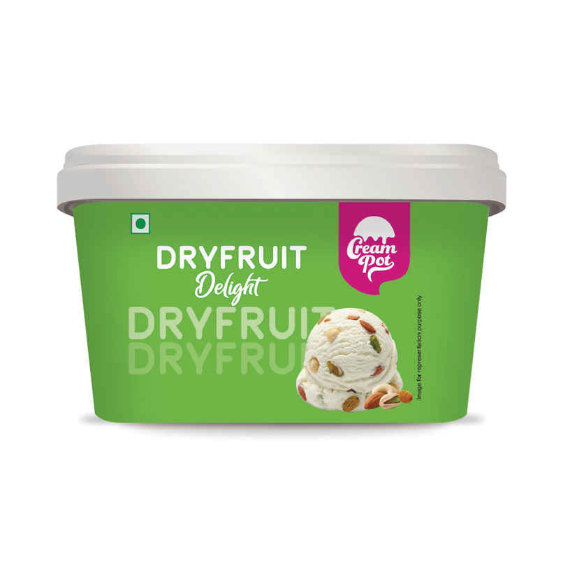 Cream Pot Dry Fruit Delight Tub | Nutty & Sweet Treat