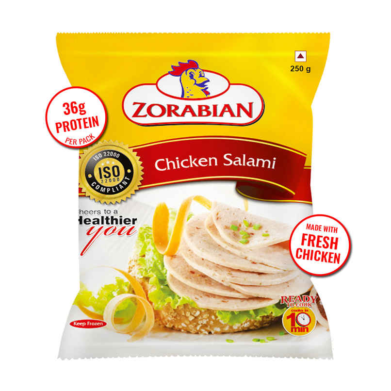 Zorabian Chicken Salami | High Protein | No Trans Fat | No MSG | Fresh Chicken Zorabian Chicken Salami | High Protein | No Trans Fat | No MSG | Fresh Chicken
