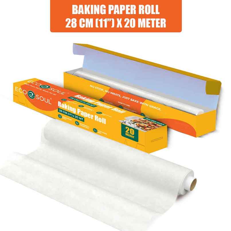 Eco Soul Baking Paper Roll | Butter Paper & Parchment Paper | 20 m