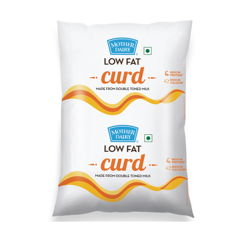 Mother Dairy Low Fat Curd Pouch Mother Dairy Low Fat Curd Pouch