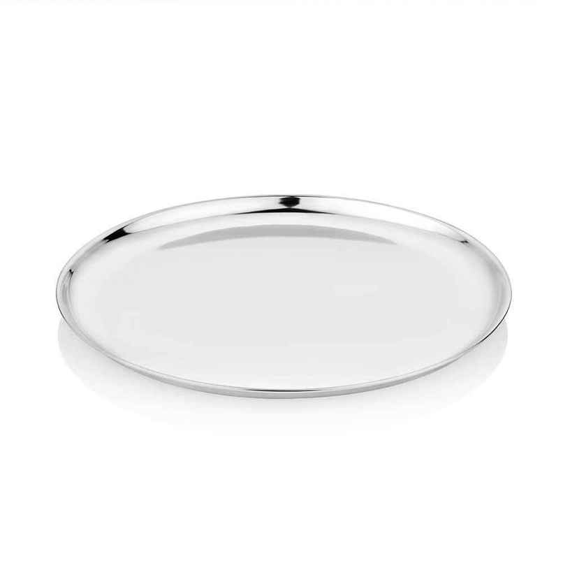 Steelera Stainless Steel Shallow Lunch / Dinner Plate | Food Safe | 28 cm