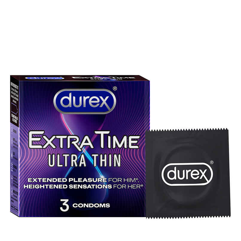Durex Extra Time Ultra Thin Condom | Safe & Comfortable